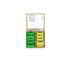 Cabin Dạy Học Mầm Non Có Bảng & 10 Hộc